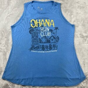 Raw Threads Disney Ohana Run Sleeveless Tank Top Women's L
